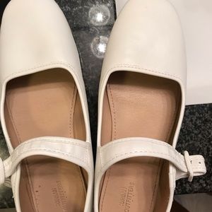UO white mary janes